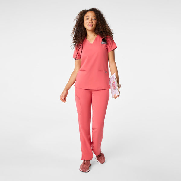 Women's Pulmonary Pink Casma -  Scrub Top™