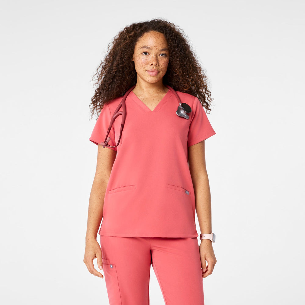 Women's Pulmonary Pink Casma -  Scrub Top™
