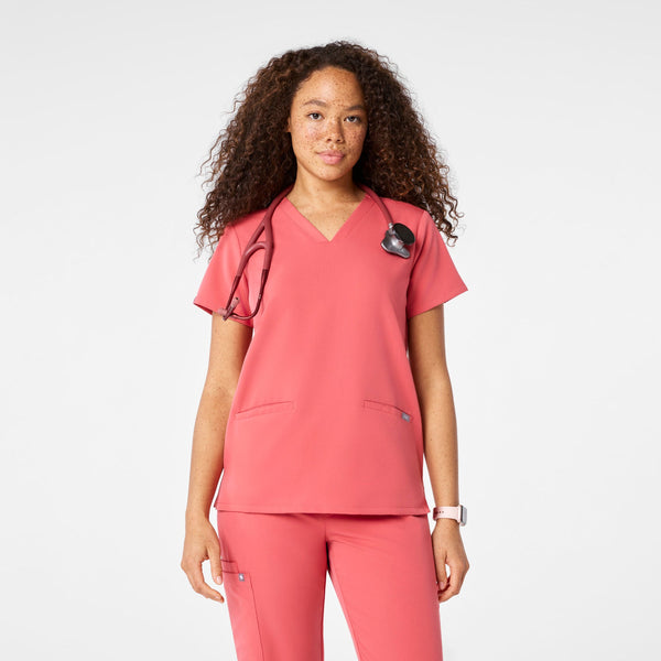 Women's Pulmonary Pink Casma -  Scrub Top™