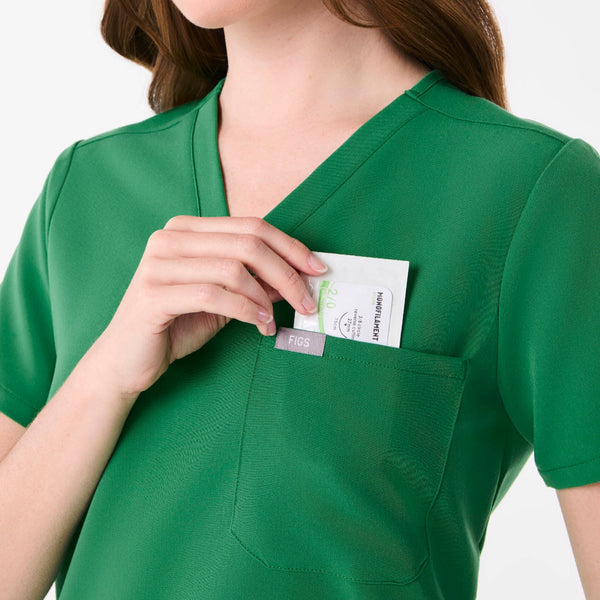 Women's Indocyanine Green Catarina Petite -  Scrub Top™