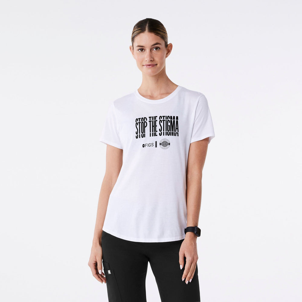 Women's White Lorna Breen - Short-Sleeve Underscrub