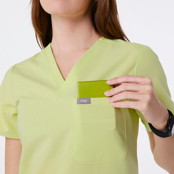 Women's Sea Mist Catarina Petite  -  Scrub Top™