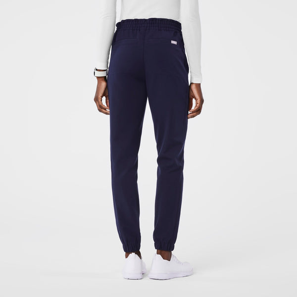 Women's Navy Regina High-Rise Slim Jogger - Petite Scrub Pant