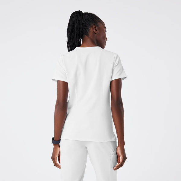 Women's Optic White Casma -  Scrub Top™