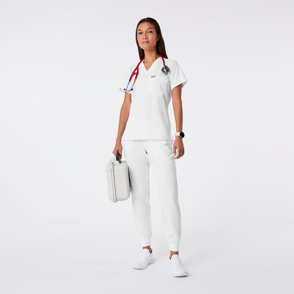 Women's Optic White Catarina -  Scrub Top™