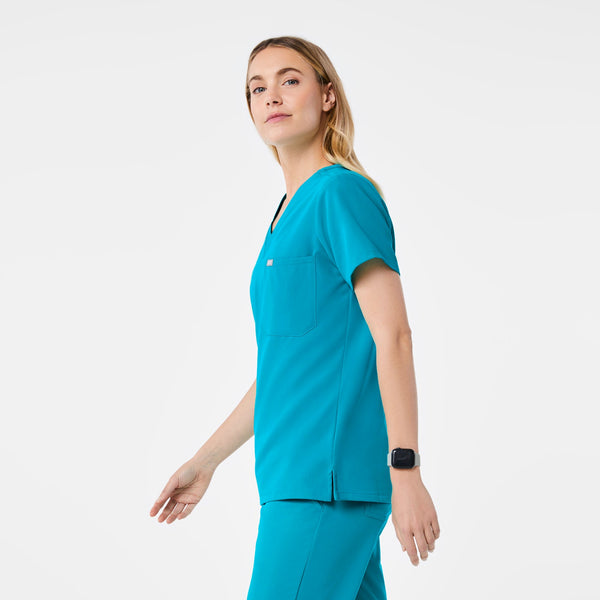 Women's Teal Catarina -  Scrub Top™