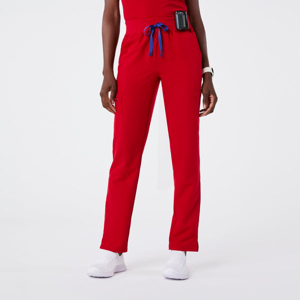 Women's Winning Red Yola High-Rise Slim  - Petite  Scrub Pant™