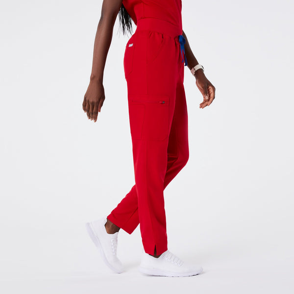 Women's Winning Red Yola High-Rise Slim  - Petite  Scrub Pant™
