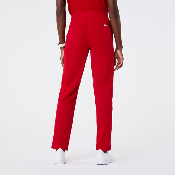 Women's Winning Red Yola High-Rise Slim  - Petite  Scrub Pant™