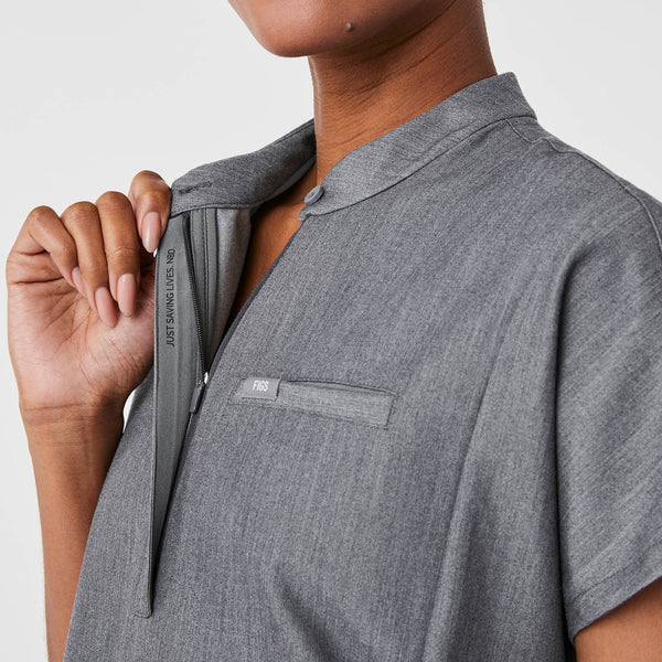 Women's Graphite Montex Relaxed Scrub Top