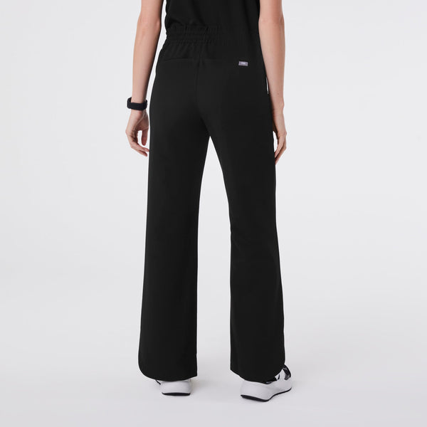 Women's Black Marseille High-Rise Wide-Leg - Scrub Pant