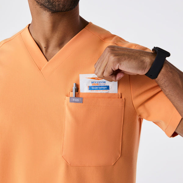 Men's Shaka Orange Leon -  Scrub Top™
