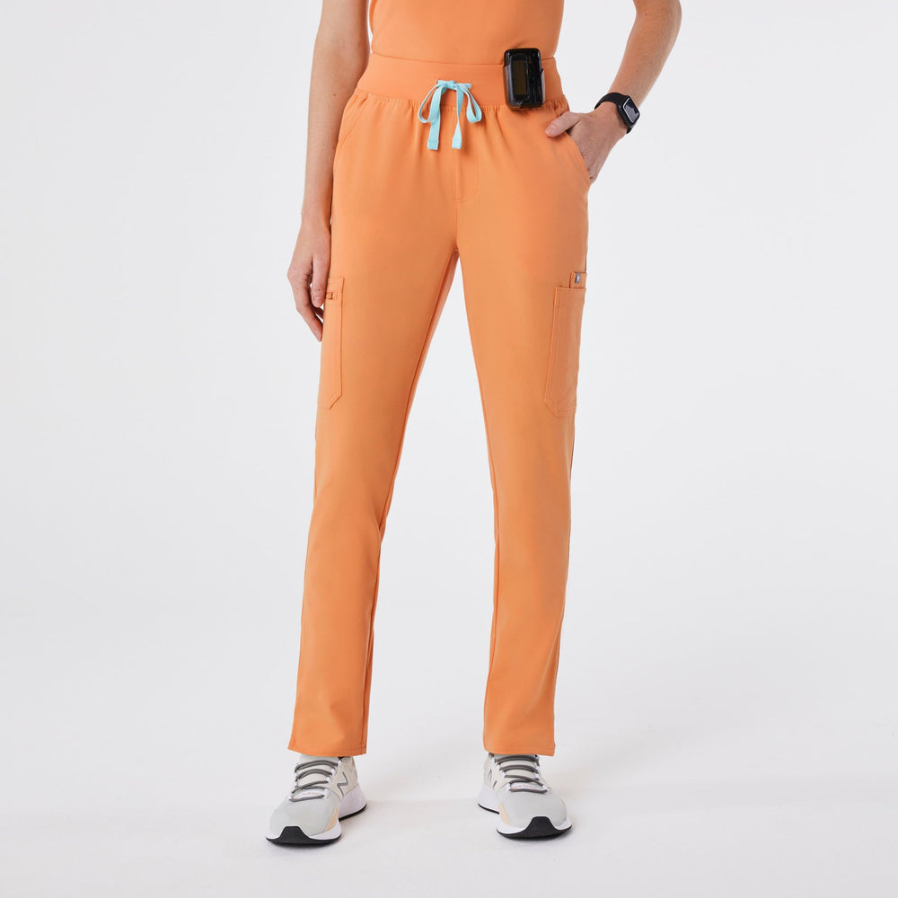 Women's Shaka Orange Yola High-Rise Slim  -  Scrub Pant™
