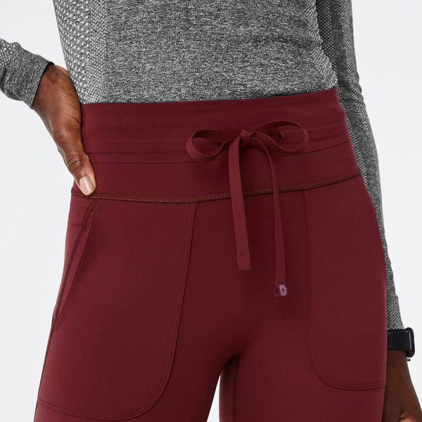 Women's Burgundy High-Rise Seville - ScrubLegging™