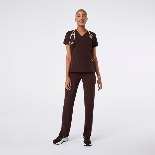 Women's Espresso Casma -  Scrub Top™
