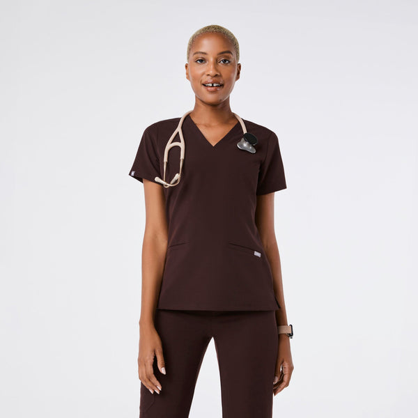 Women's Espresso Casma -  Scrub Top™
