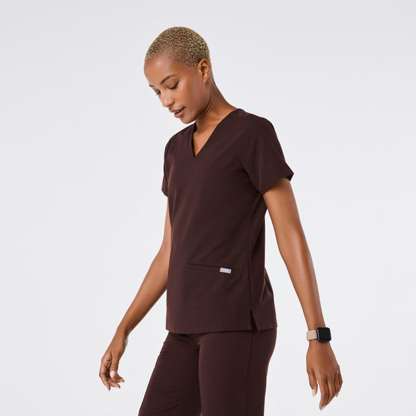 Women's Espresso Casma -  Scrub Top™