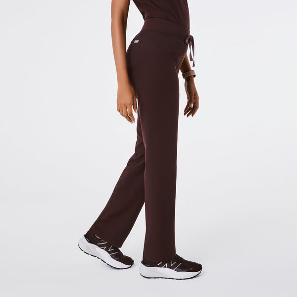 Women's Espresso Livingston High-Rise- Tall Straight-Leg Scrub Pant™