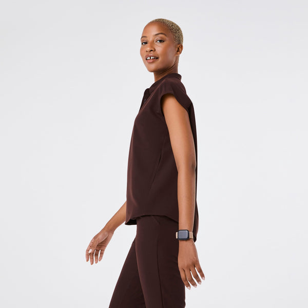 Women's Espresso Rafaela - Oversized Scrub Top™