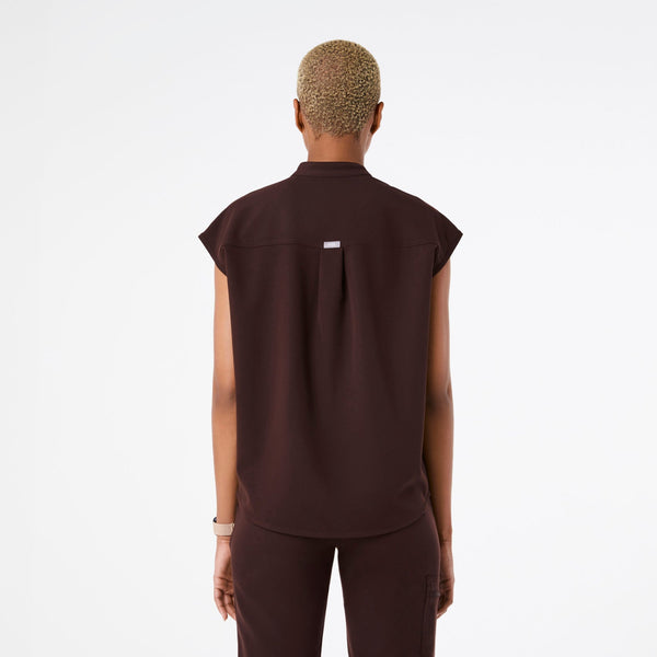 Women's Espresso Rafaela - Oversized Scrub Top™
