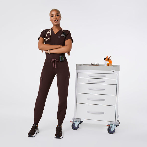 Women's Espresso Uman - Jogger Scrub Pant