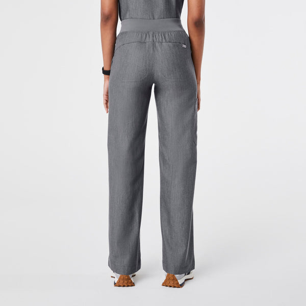 Women's Graphite Isabel High-Rise Wide-Leg - Petite Scrub Pant