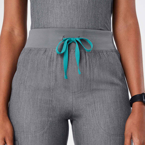 Women's Graphite Isabel High-Rise Wide-Leg - Petite Scrub Pant
