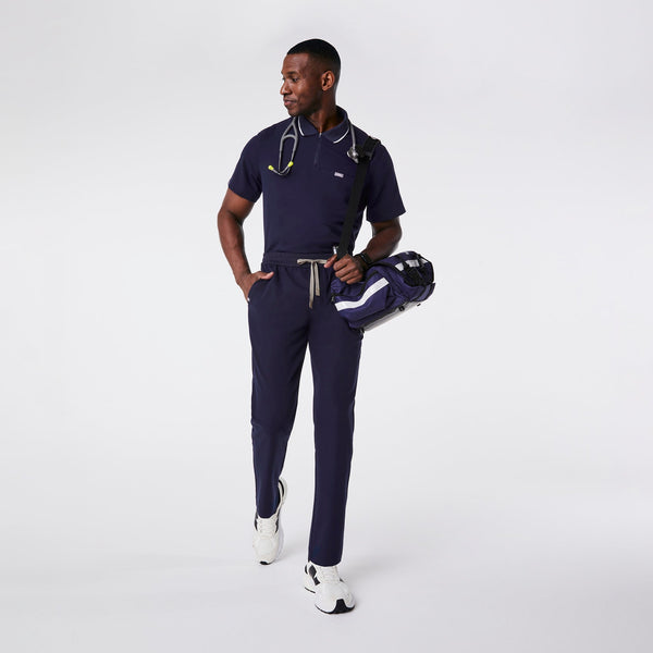 Men's Navy Lloyd Slim Tapered - Short Scrub Pant