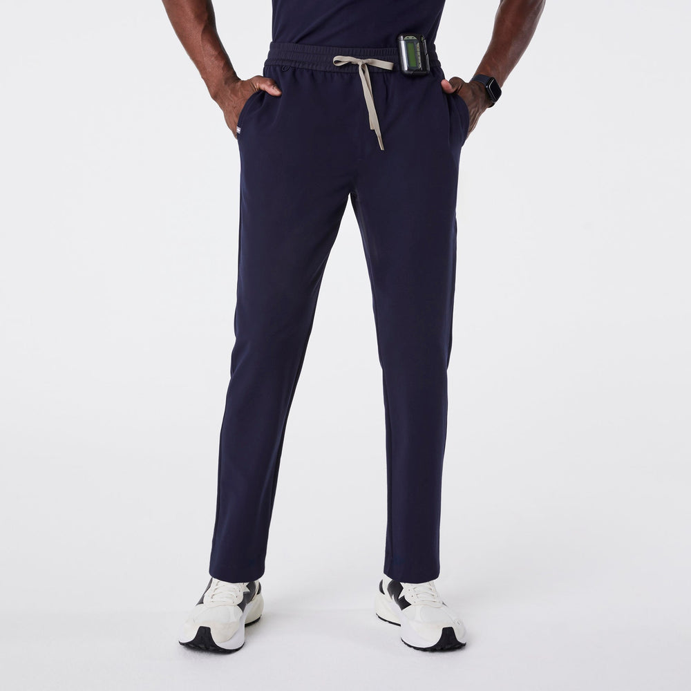 Men's Navy Lloyd Slim Tapered - Short Scrub Pant