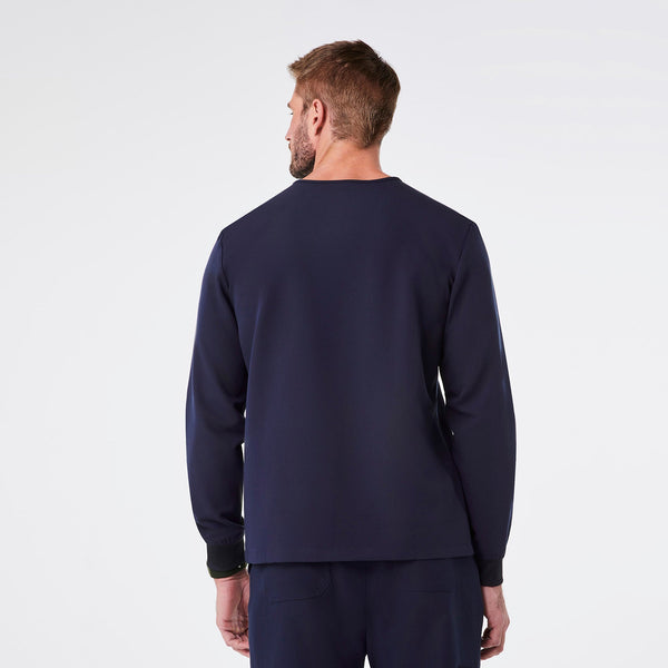 Men's Navy Leon Long-Sleeve - Scrub Top™