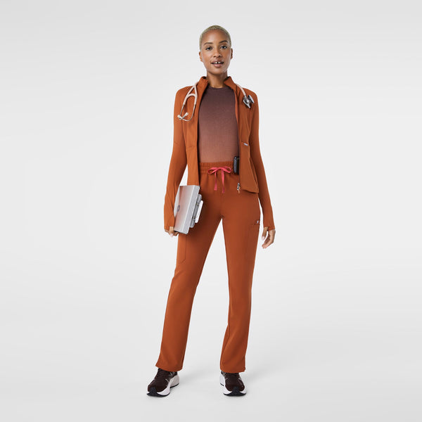 Women's Dirty Chai Dowa High-Rise Straight-Leg - Petite Scrub Pant