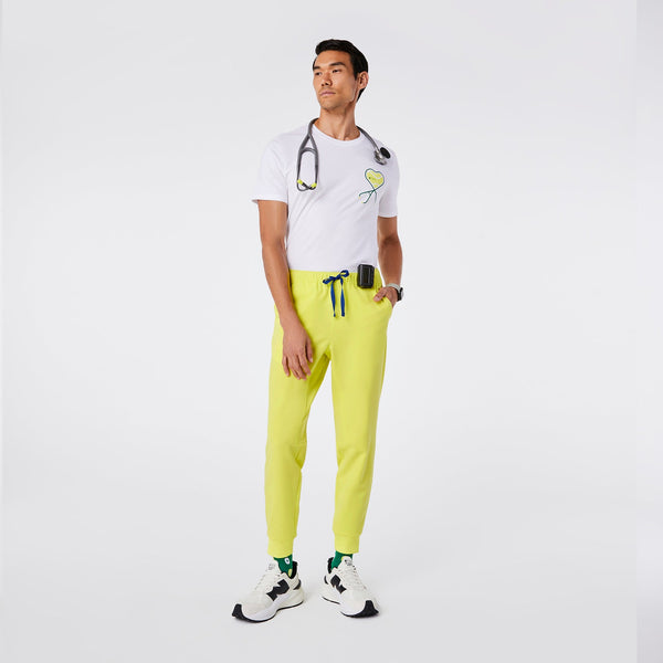 Men's White Tennis - Short-Sleeve Underscrub