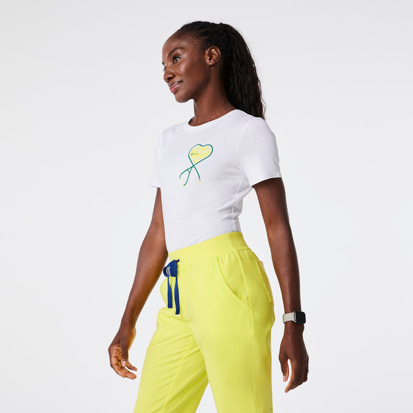 Women's White Tennis - Short-Sleeve Underscrub