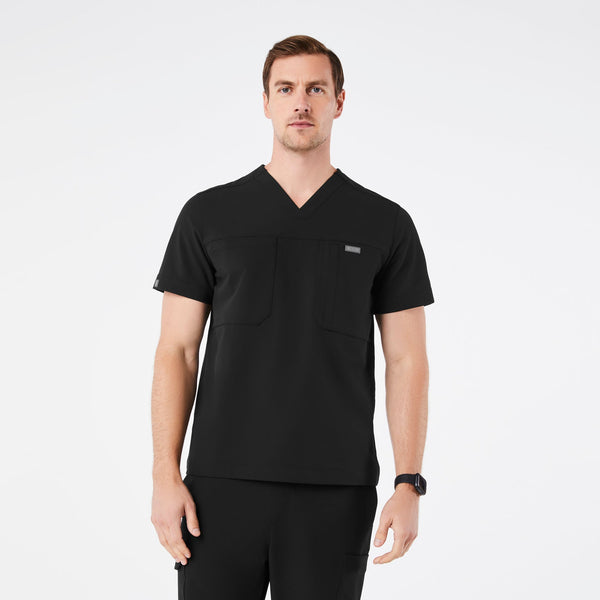Men's Black Indestructible V-Neck - Scrub Top