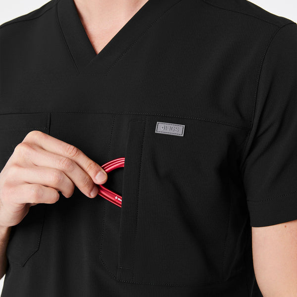 Men's Black Indestructible V-Neck - Scrub Top