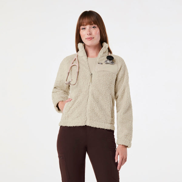 Women's Bone On-Shift High-Pile - Fleece Bomber Jacket™