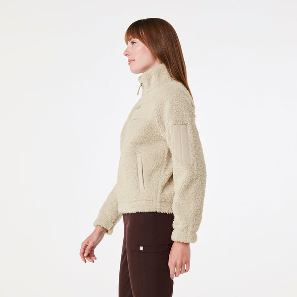 Women's Bone On-Shift High-Pile - Fleece Bomber Jacket™