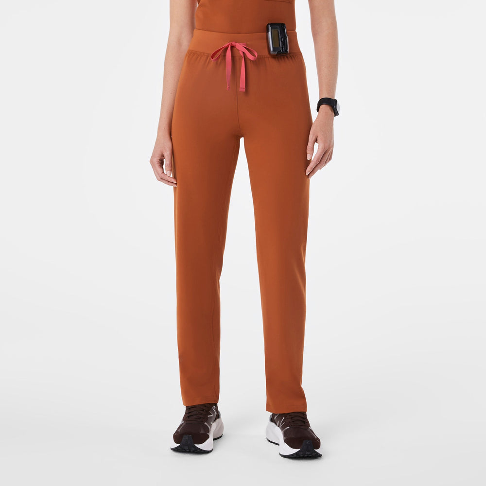 Women's Dirty Chai Livingston High-Rise- Petite Straight-Leg Scrub Pant™