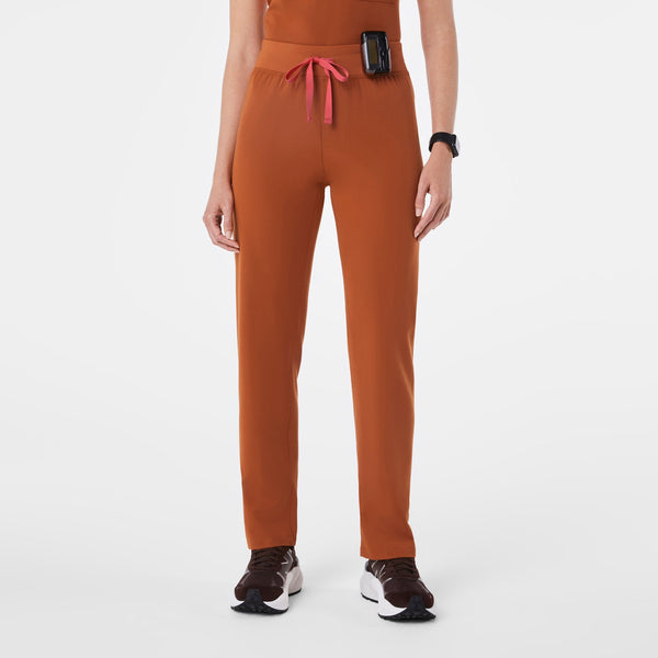 Women's Dirty Chai Livingston High-Rise- Petite Straight-Leg Scrub Pant™
