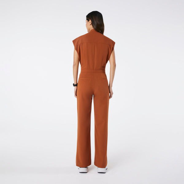 Women's Dirty Chai Rafaela Wide-Leg - Petite ScrubJumpsuit™