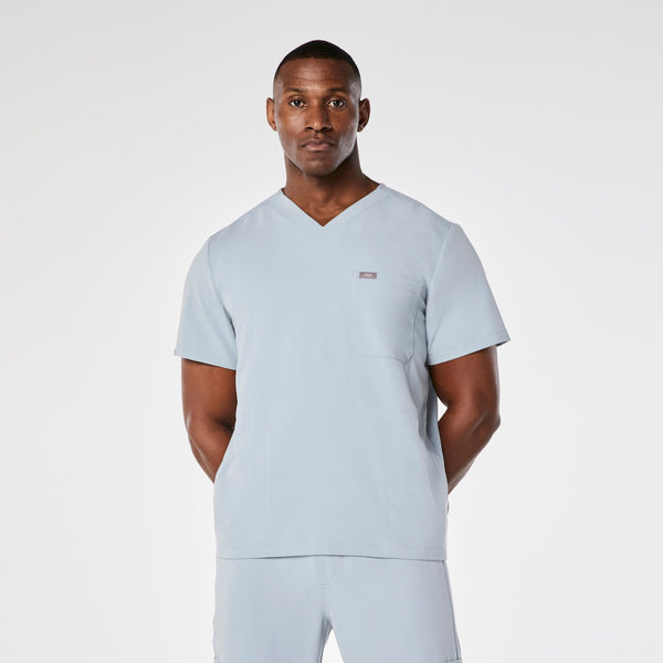 Men's Dusty Blue Chisec -  Scrub Top™