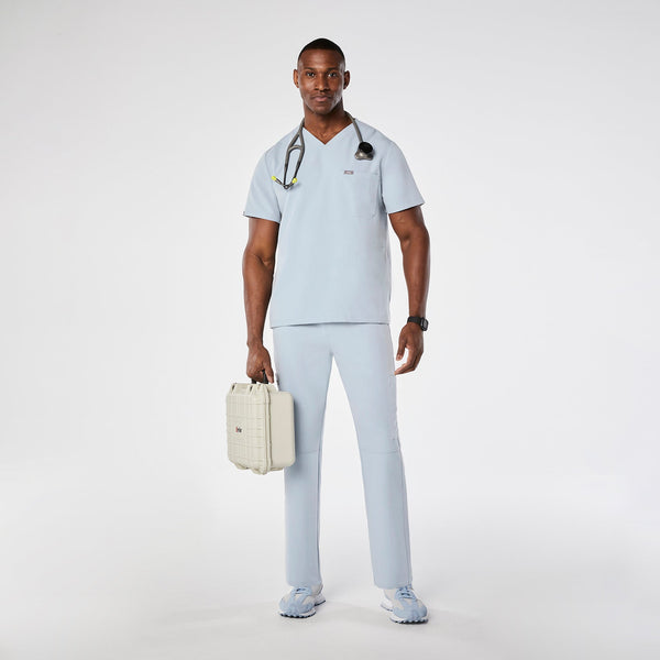 Men's Dusty Blue Chisec -  Scrub Top™