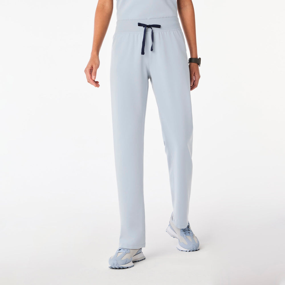 Women's Dusty Blue Livingston High-Rise- Straight-Leg Scrub Pant™