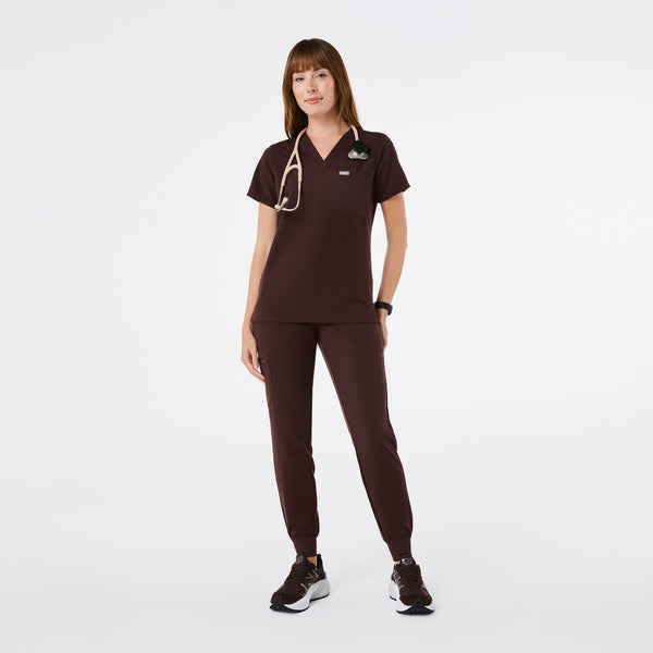 Women's Espresso Catarina -  Scrub Top™