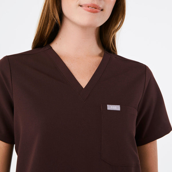 Women's Espresso Catarina -  Scrub Top™
