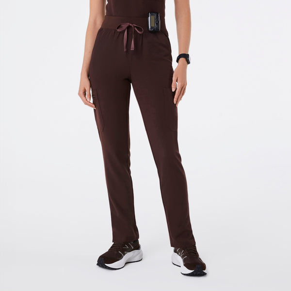 Women's Espresso Yola High-Rise Slim  - Petite  Scrub Pant™