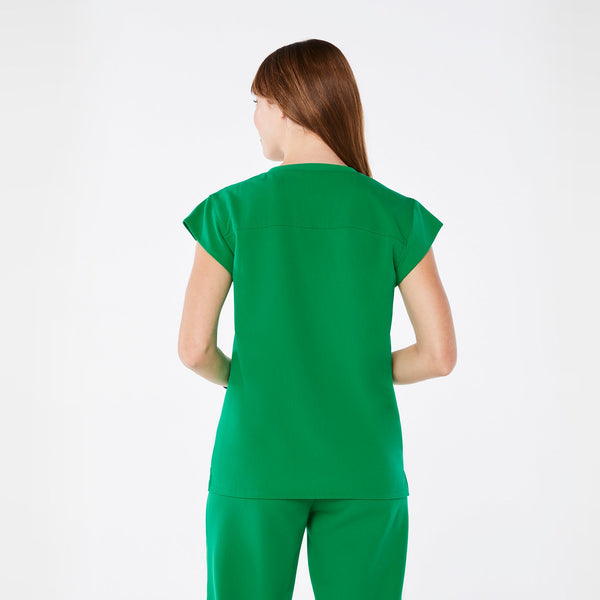 Women's Evergreen Lucia Relaxed Crewneck Scrub Top