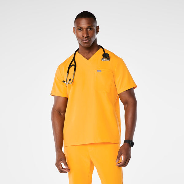 Men's Emergency Yellow Leon -  Scrub Top™