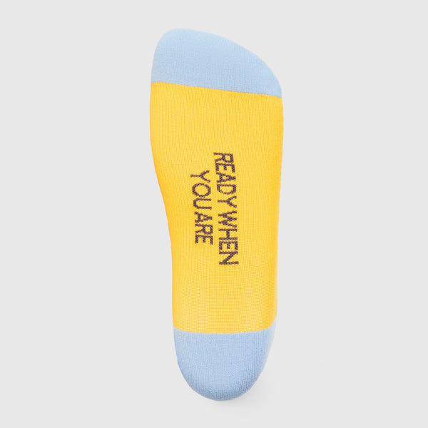 Men's Emergency Yellow Pulse Stripe - Compression Socks