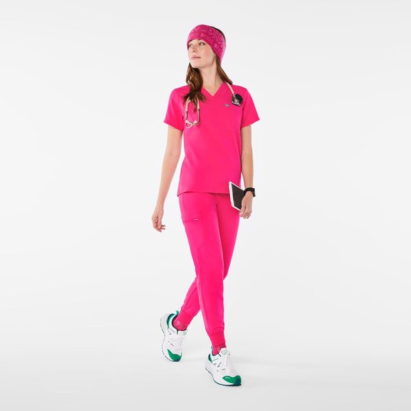 Women's Shocking Pink Catarina Scrub Top™